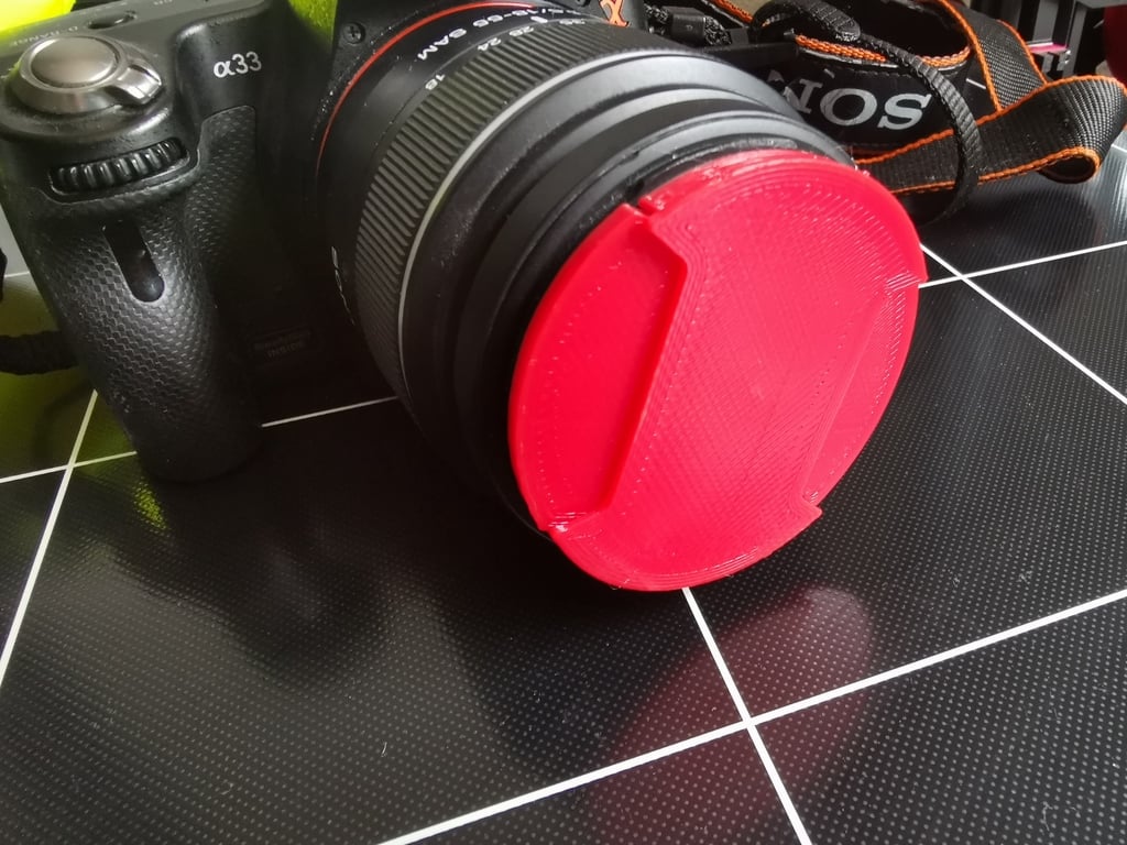 55 mm cameralensdop zonder ondersteunende functies