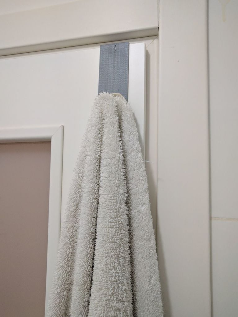 Enkele/dubbele handdoekhouder voor de deur