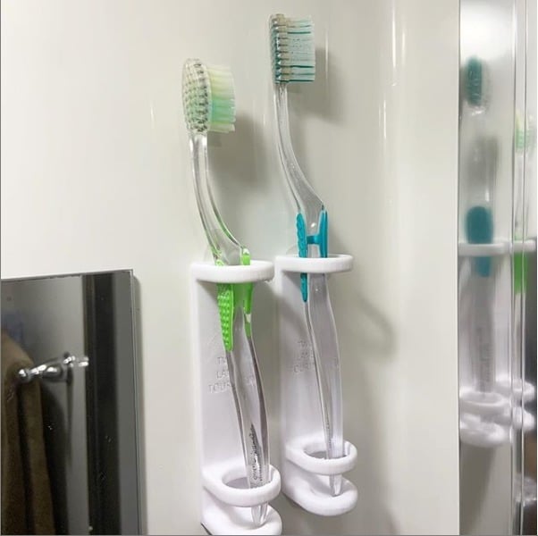 Eenvoudige installatie tandenborstelhouder