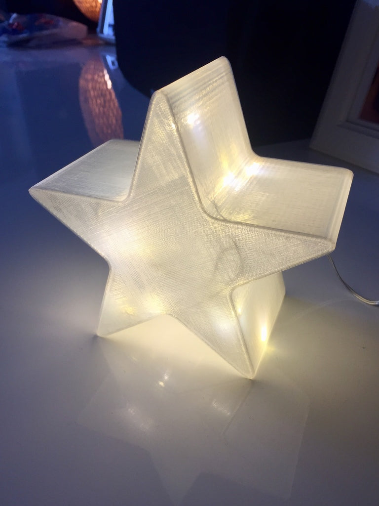 Kerstdecoratie: Kerstster voor LED-verlichting of LED-kaarsen