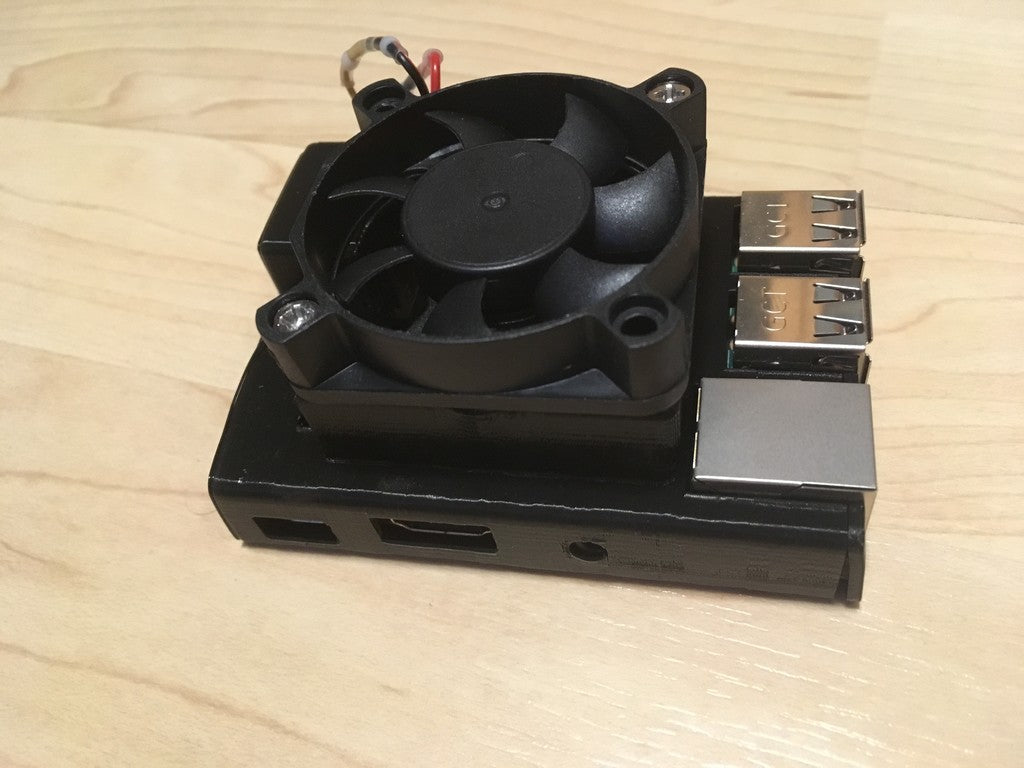 Raspberry PI 3+ hoes met 40mm ventilator