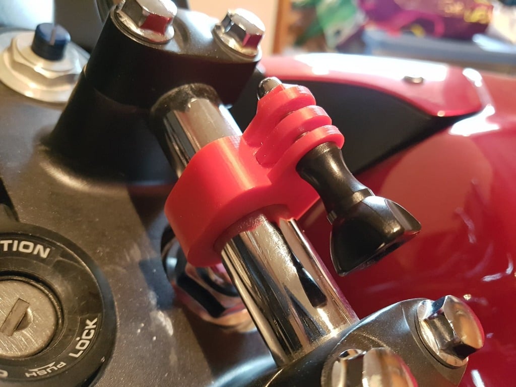 GoPro-stuurhouder met enkele schroef voor fiets/motorfiets