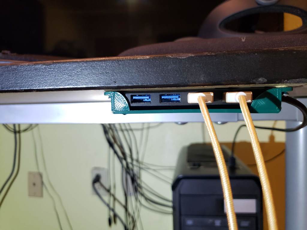 Onder bureausteun voor Lenovo 4-poorts USB-hub