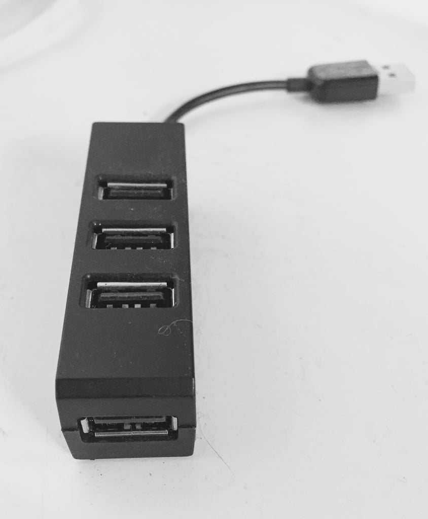 USB HUB Paneelmontagecapsule voor CNC en Raspberry Pi