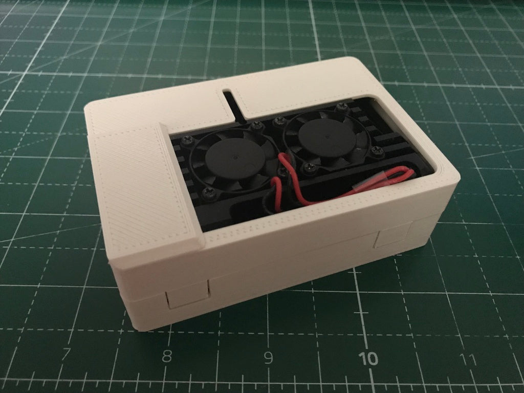 Anycubic Opzetbare Gear Case voor Raspberry Pi 3 B+ met GeeekPi Cooler