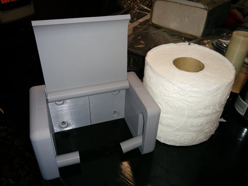 Opnieuw ontworpen, snel verwisselbare toiletrolhouder