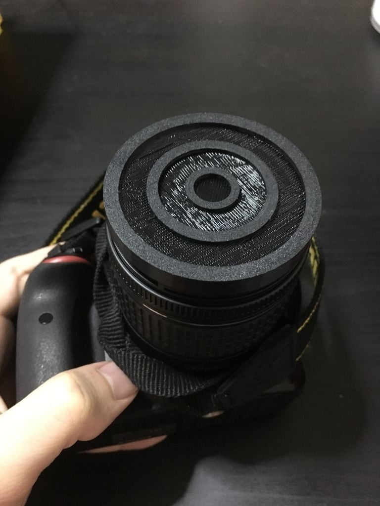 Cameralensdop voor 55 mm lens