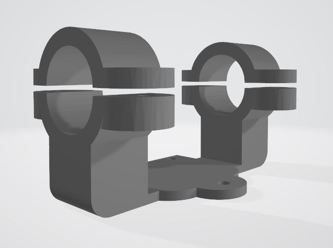 Bafang DP-C10 schermbevestiging voor 22mm stuur