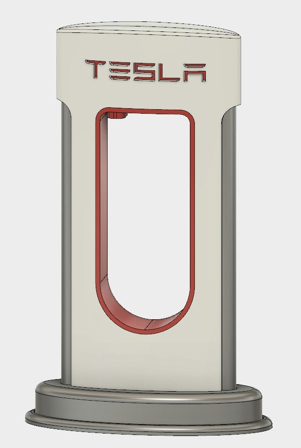 Tesla-telefoonoplader - geen ondersteuning nodig