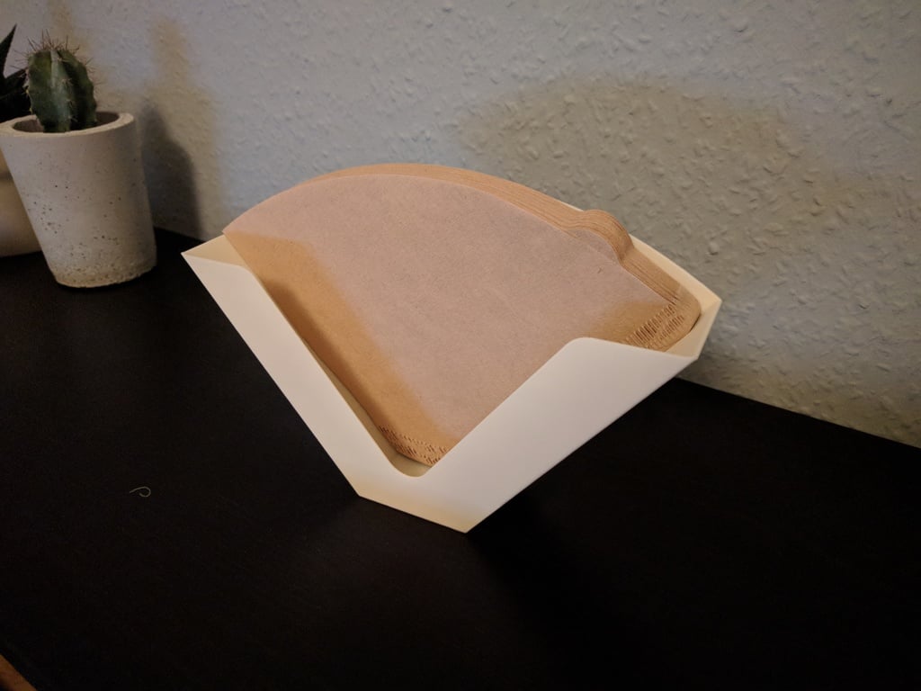 Wandhouder voor koffiefilters