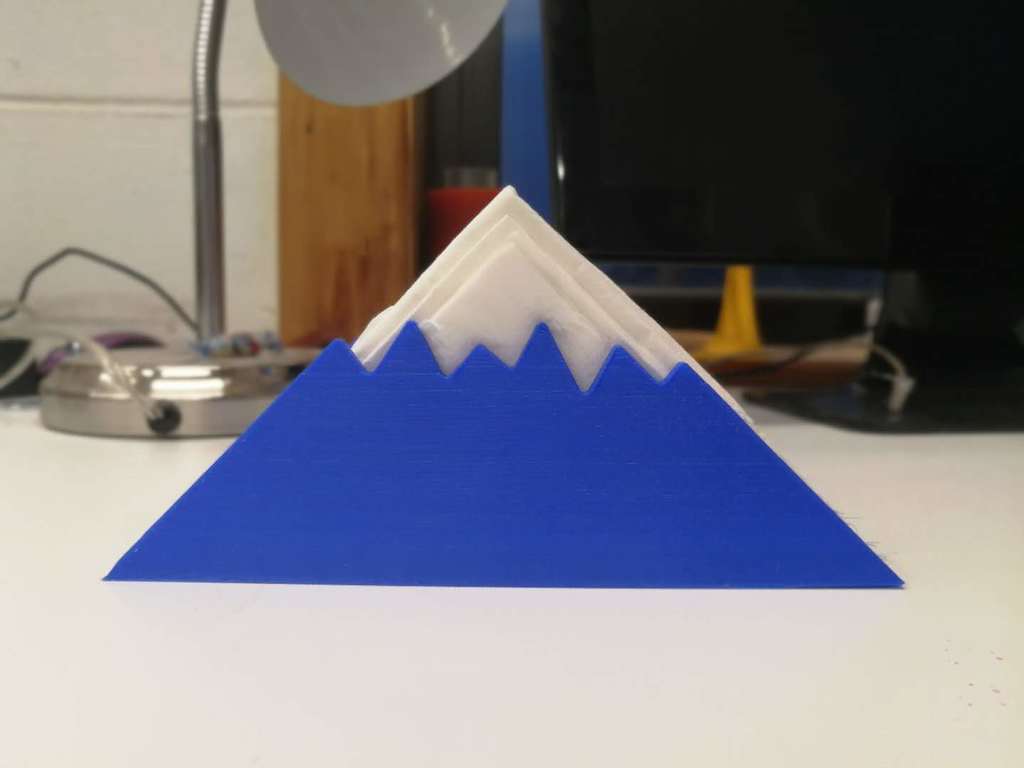 Servethouder in de vorm van de berg Fuji