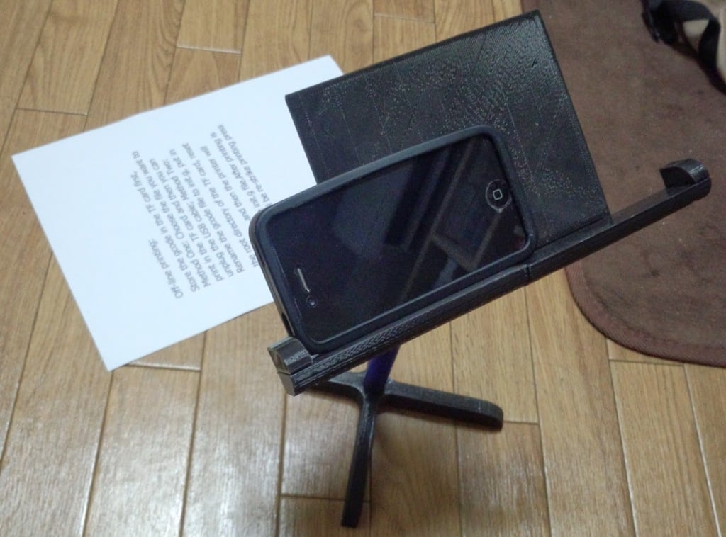 Standaardscanner: smartphone/tabletbevestiging voor documentdigitalisering