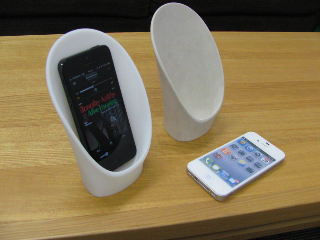Megafoon voor smartphone voor handsfree muziek en spraak