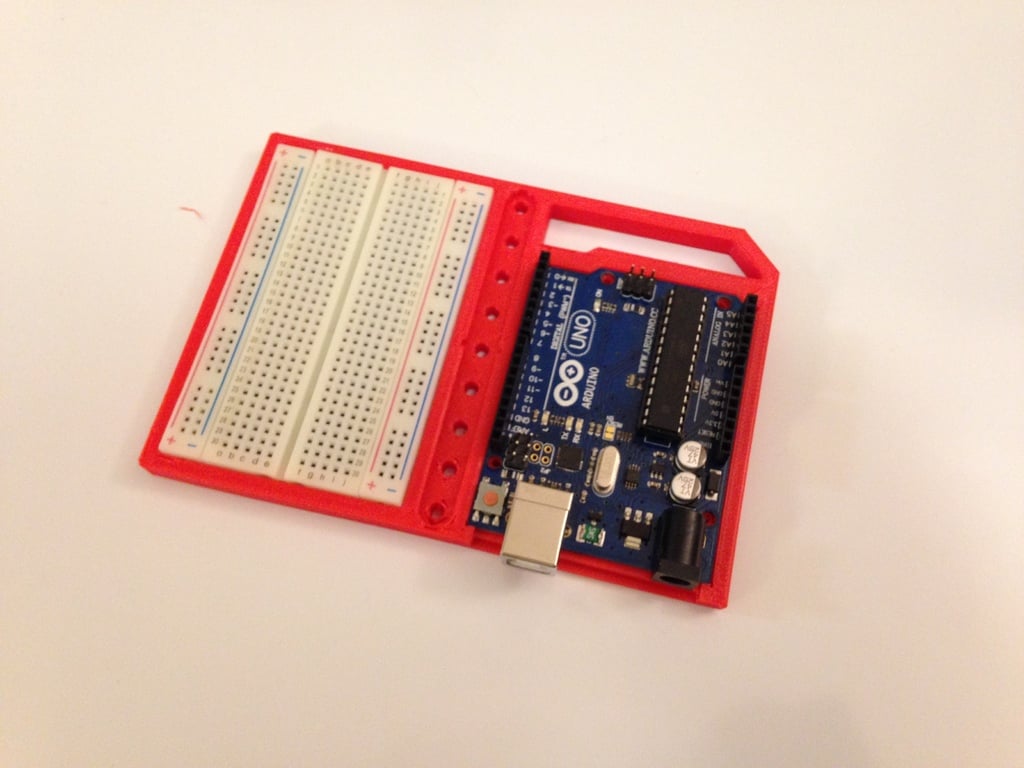 Arduino met Breadboard-houder