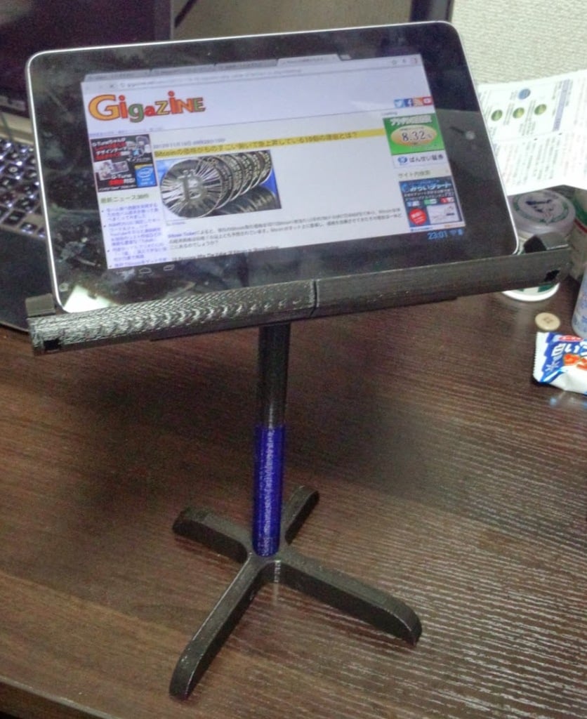 Standaardscanner: smartphone/tabletbevestiging voor documentdigitalisering