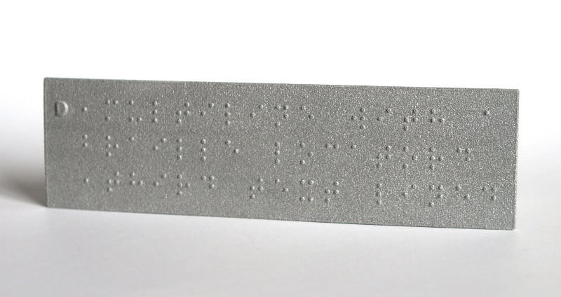 Online tool voor bewegwijzering in braille