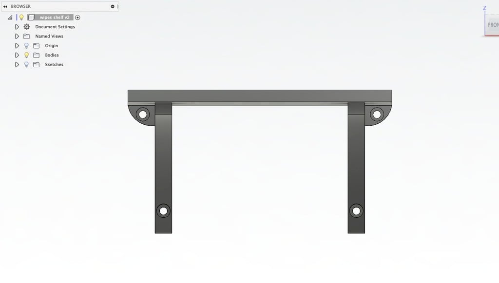 Miniplank voor vochtige doekjes en tentoonstellingen