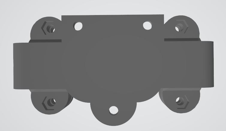 Bafang DP-C10 schermbevestiging voor 22mm stuur