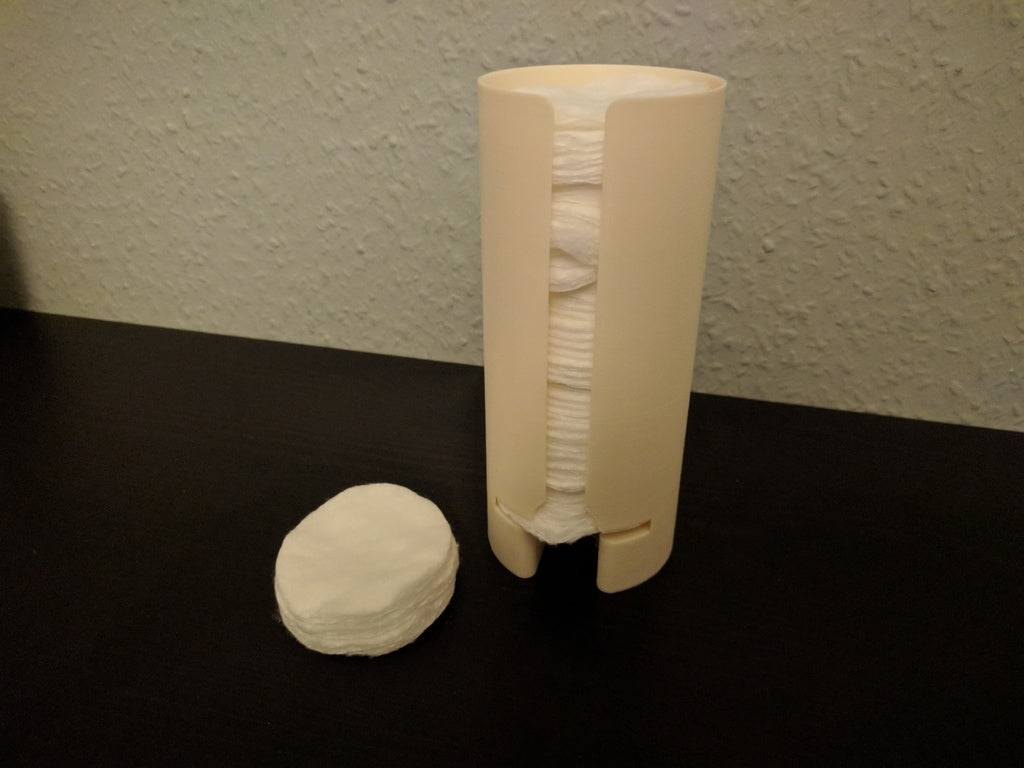 Badkamer wattenschijfjesdispenser voor kast- of wandmontage