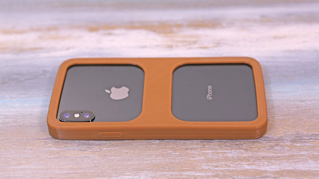iPhone X-bumperhoes met gewatteerde achterkant