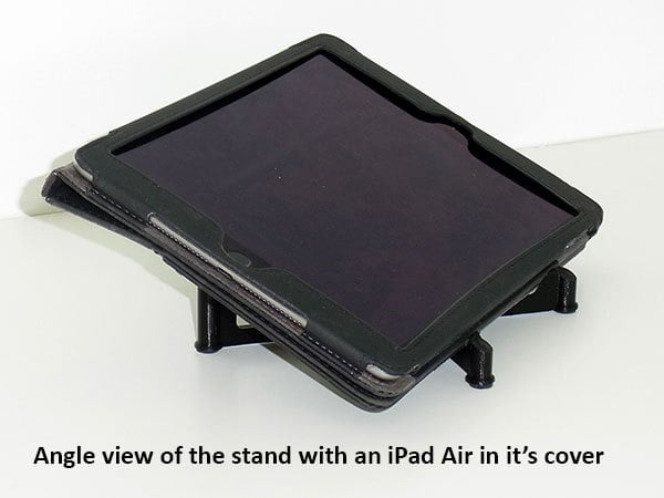 Moderne en lichtgewicht iPad / Tablet standaard voor op het bureau