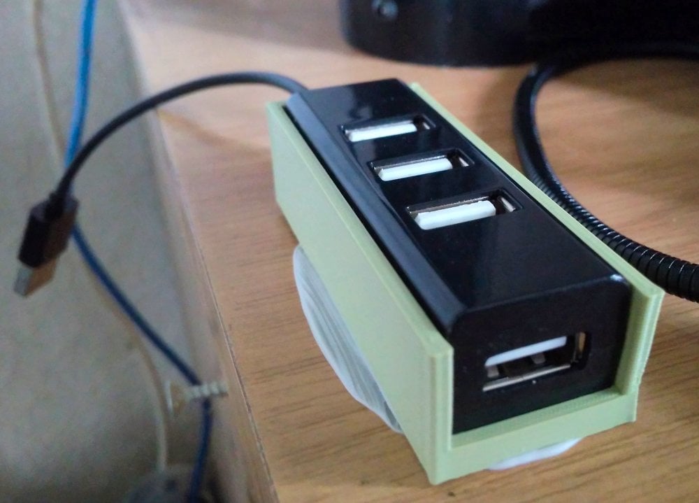 USB-hubhouder voor pc