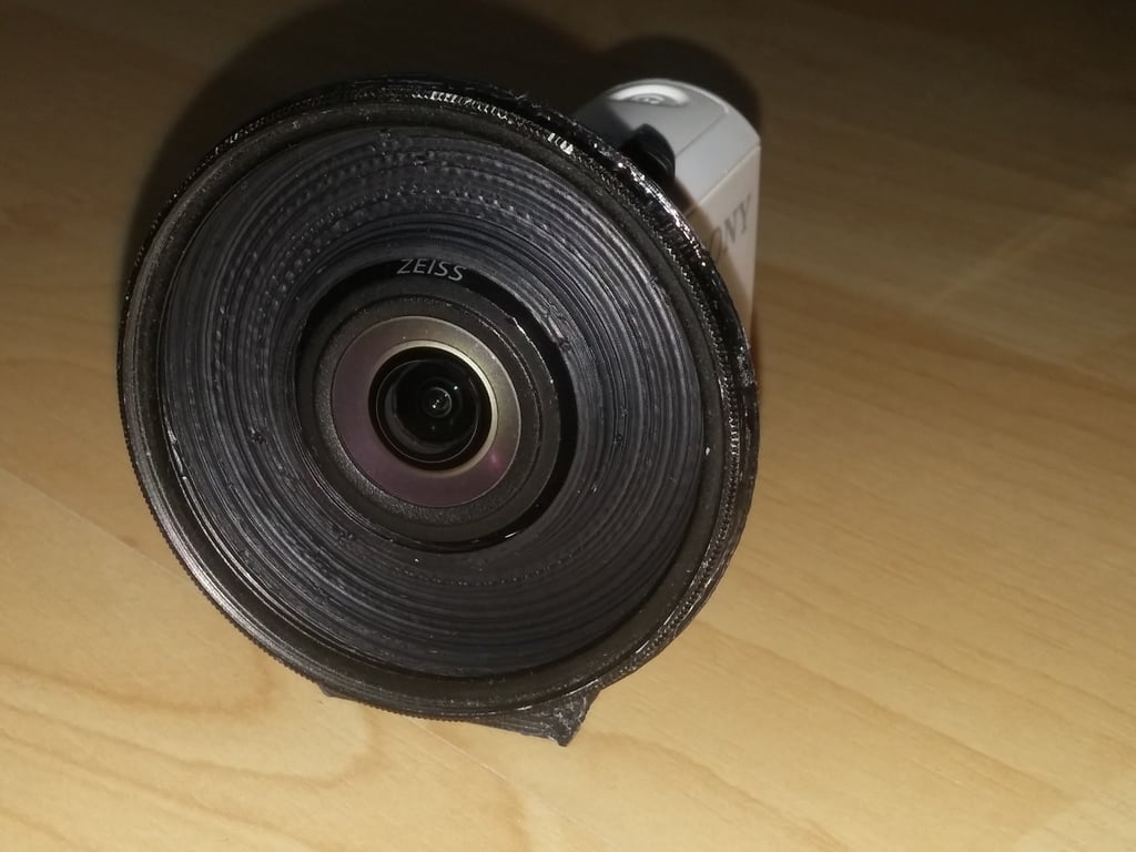 58 mm filterlensdop voor Sony FDR 3000 actiecamera