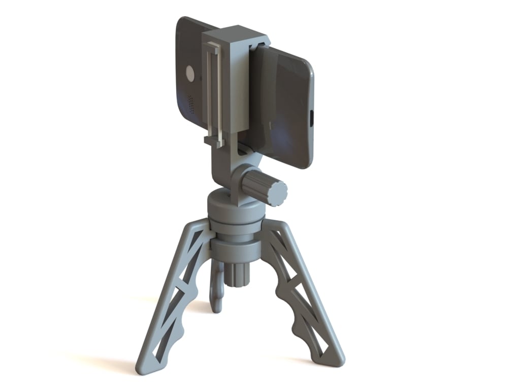 Statief inklapbare versie 2 voor camera, Gopro en smartphone