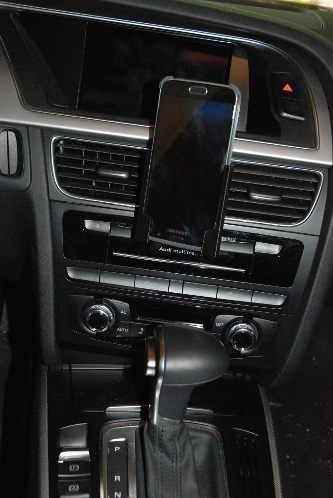 Mobiele telefoonhouder voor in de auto, maakt gebruik van CD-sleuf, compatibel met Samsung Galaxy S6 en Audi A4
