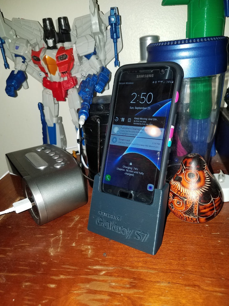 Galaxy S7 oplaaddock en standaard voor eenvoudig en onhandig (ZiZo) model