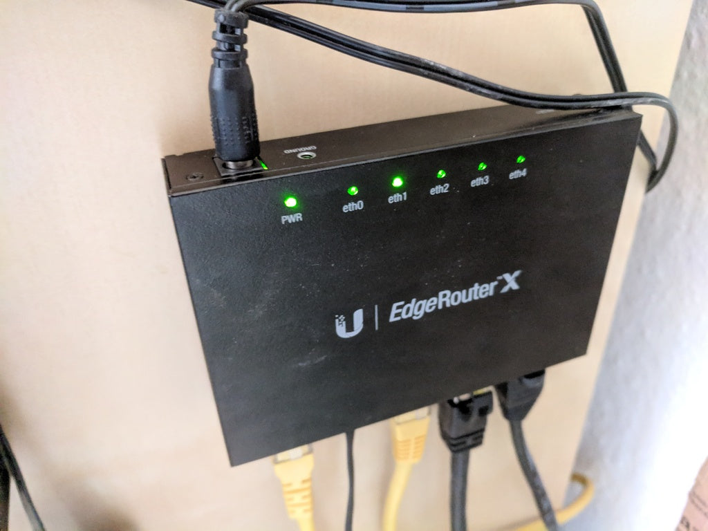 Ubiquiti Edgerouter X muurbeugel