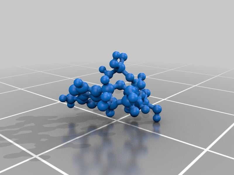 Moleculair model - ATP (Adeninetrifosfaat) - Model op atomaire schaal