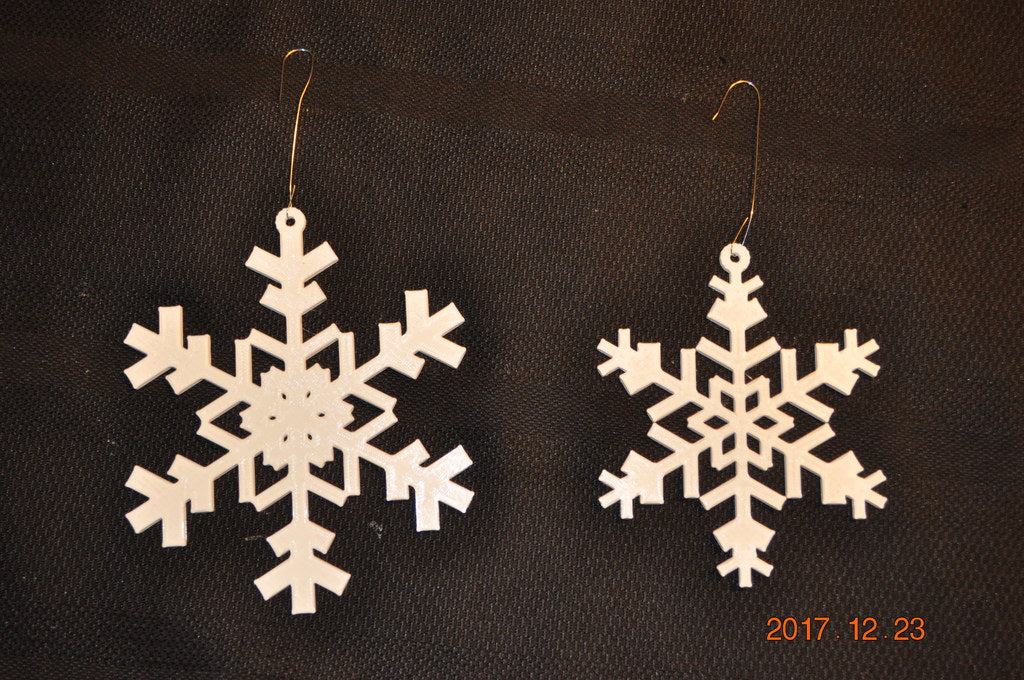 Willekeurige Sneeuwvlokgenerator v11 Ornamenten en oorbellen