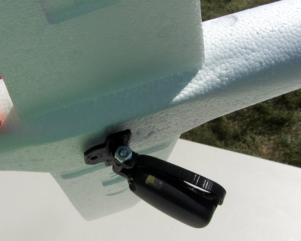 Verstelbare sleutelhangercamerahouder voor hobbyvliegtuigen