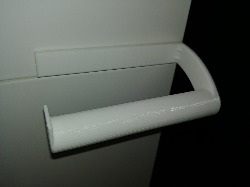 Toiletpapierhouder met versteviging voor badkamer