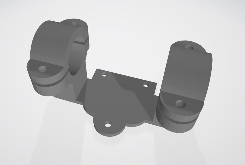 Bafang DP-C10 schermbevestiging voor 22mm stuur