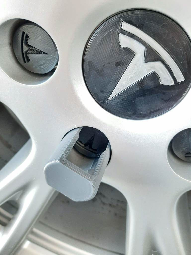 Gereedschap voor het verwijderen van sleuteldoppen voor Tesla Model Y met Gemini-wielen