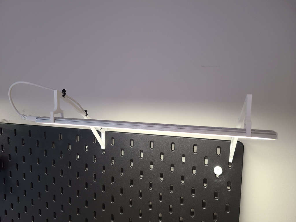 Lichtclip voor IKEA SKÅDIS Plank voor ASOKO Led-verlichting onder kast