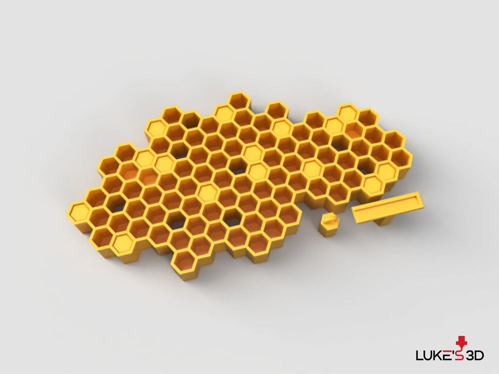 Honingraat sleutelorganizer voor wandmontage