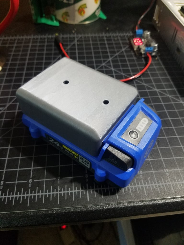 Kobalt 24v MAX gereedschaps- en batterijhouder