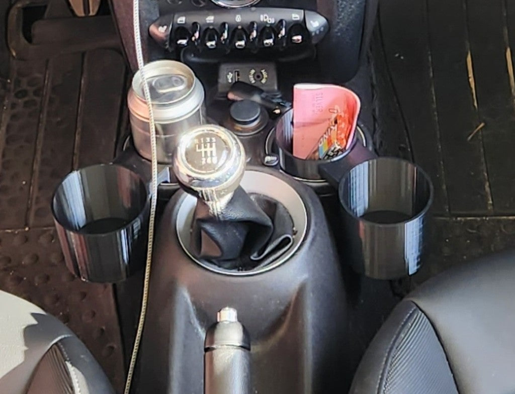 Mini Cooper S bekerhouder voor XL Soda en Yeti koffiemok