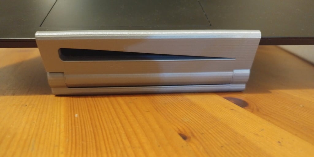 Opvouwbare laptopstandaard die ter plekke wordt bedrukt