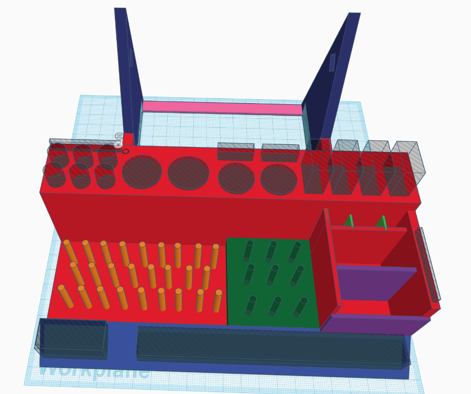 3D-gereedschaphouder voor solderen en Dremel