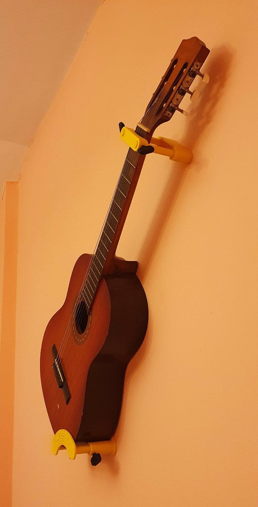 Aan de muur gemonteerd gitaarrek, verstelbaar in alle maten