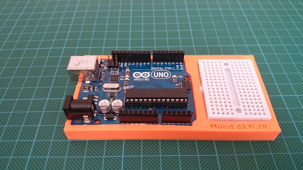 Arduino Uno en Mini Breadboard-standaard