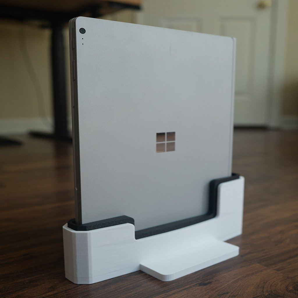 Draagbare standaard voor Surface Book met de mogelijkheid tot maatwerk