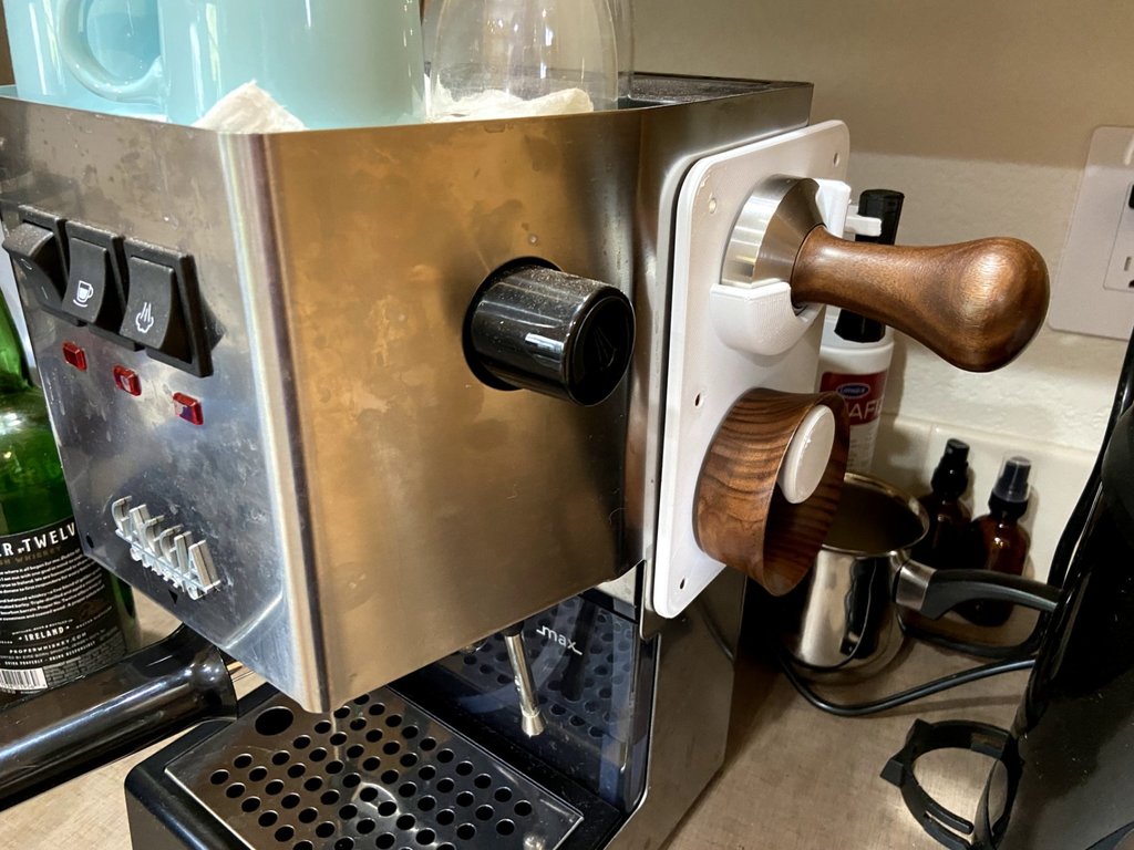 Espresso gereedschapsrek voor Tamper, Funnel en WDT