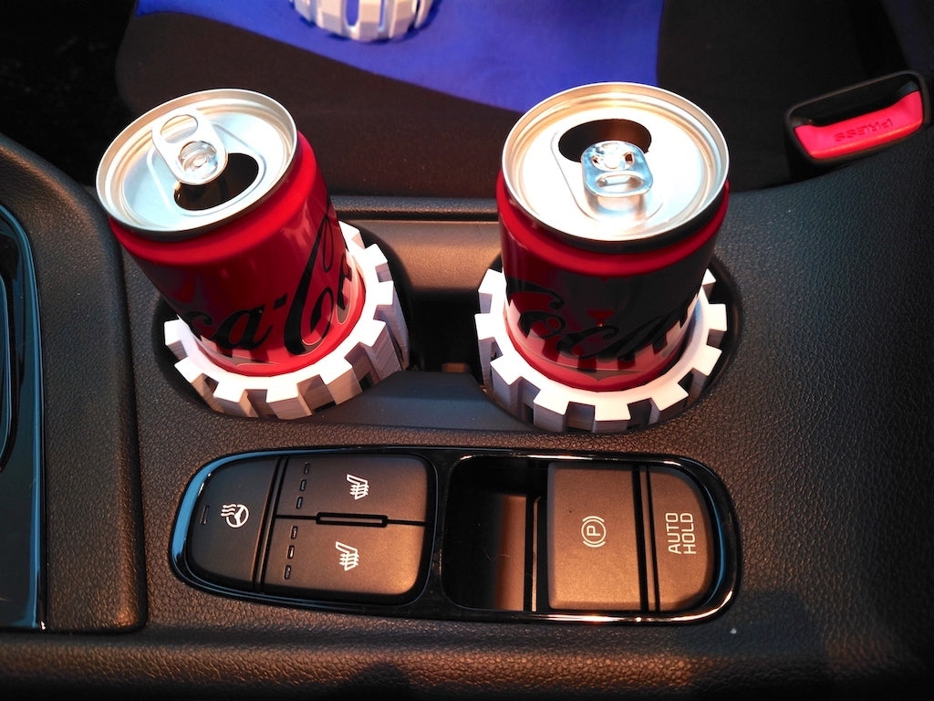 Auto bekerhouder adapter voor smalle Coca Cola blikjes