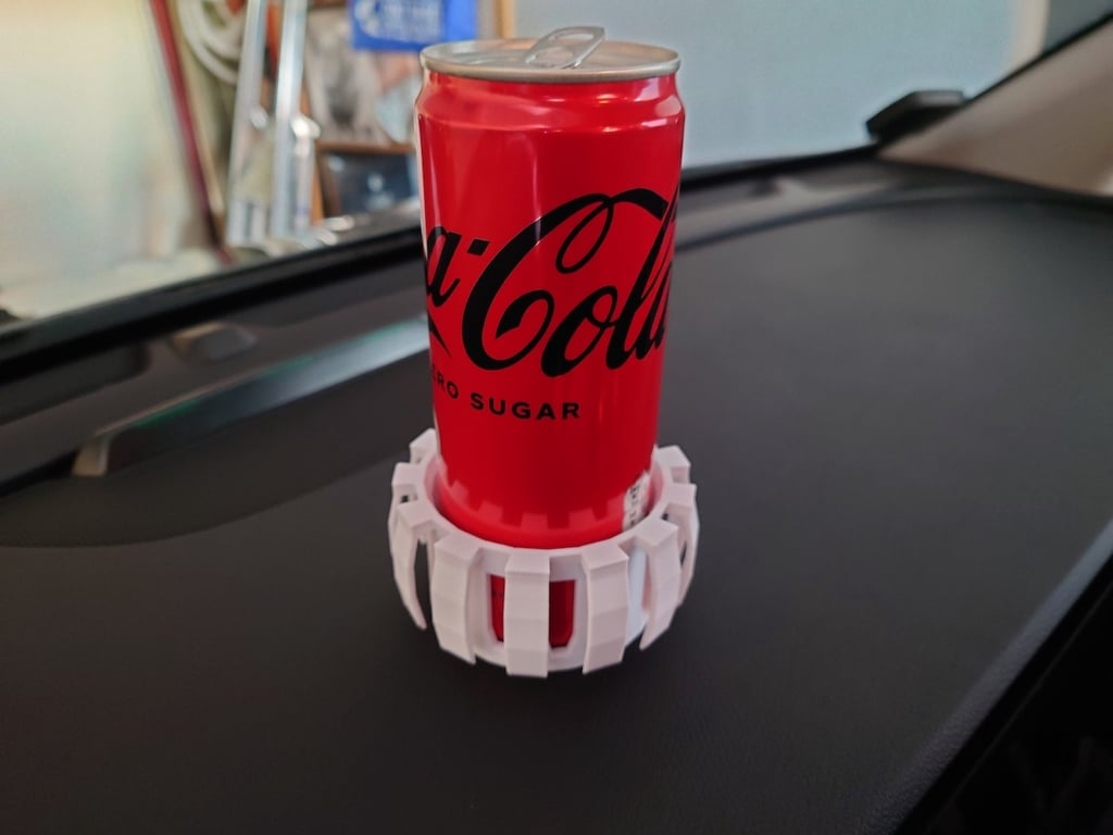 Auto bekerhouder adapter voor smalle Coca Cola blikjes