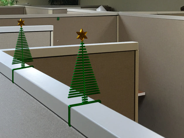 Kerstboomversieringen op maat voor op kantoor
